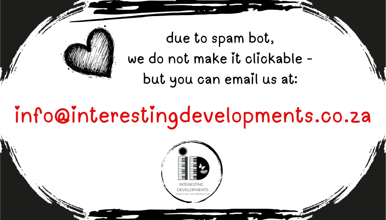 ID contact 2025 for Interesting Developments a Christian Collaboration © copyright